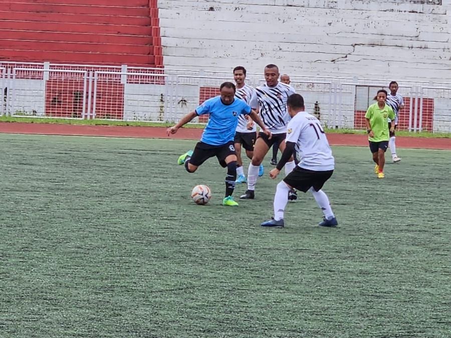 A match between Vanguard FC and Merhulietsa FC on August 15.